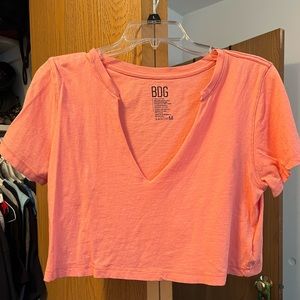 Urban Outfitters peach shade croptop